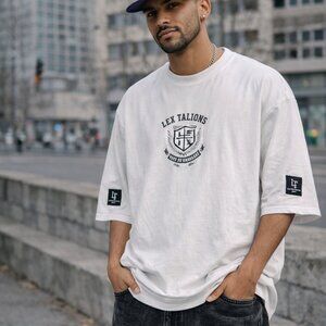 Lex Talionis Oversized Fraternity Heavyweight T-shirt Size M